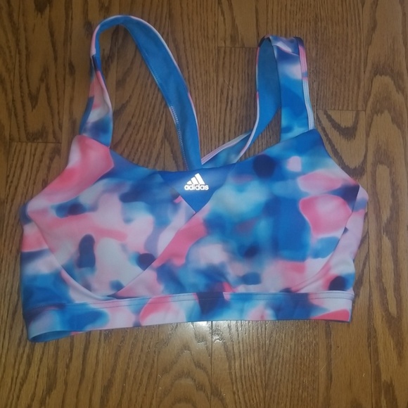 adidas Other - ADIDAS tye dye padded sports bra XL adidas Other - ADIDAS tye dye padded sports bra XL